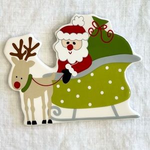 Happy Everything Coton Colors Santa Sleigh Mini Attachment